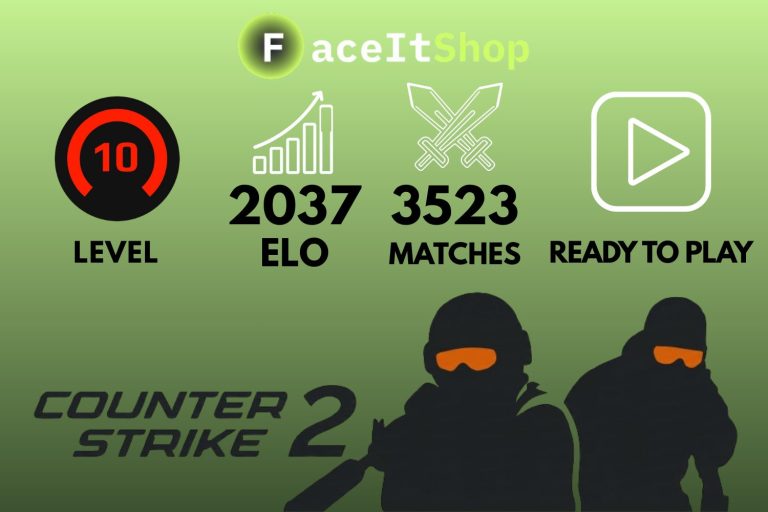 Buy Faceit Account 10 LVL 2037 ELO
