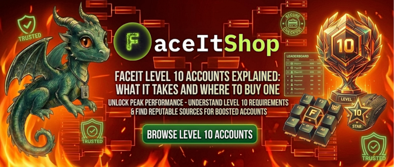 Level 10 is the top of the standard FACEIT ladder — but ‘Level 10’ covers a wide range of players. Here’s what actually separates a fresh Level 10 from a genuinely elite one, and what to look for if you’re buying rather than grinding.